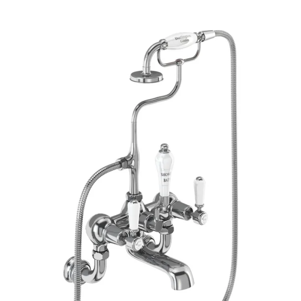 Burlington Qt Kensingtn Regal Wall Bath Shower Mixer Chrome