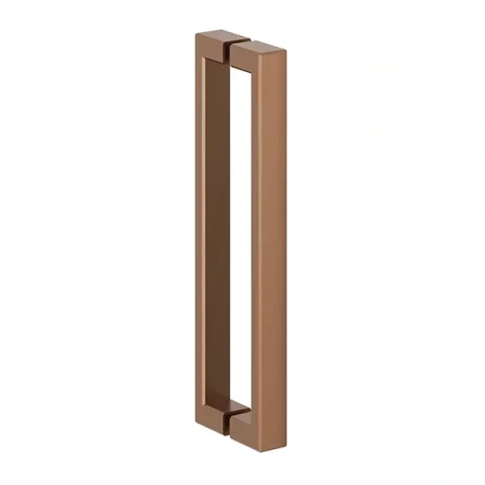 Crosswater Asura 8mm Infold Door 900 Brushed Bronze detail view - Image 2