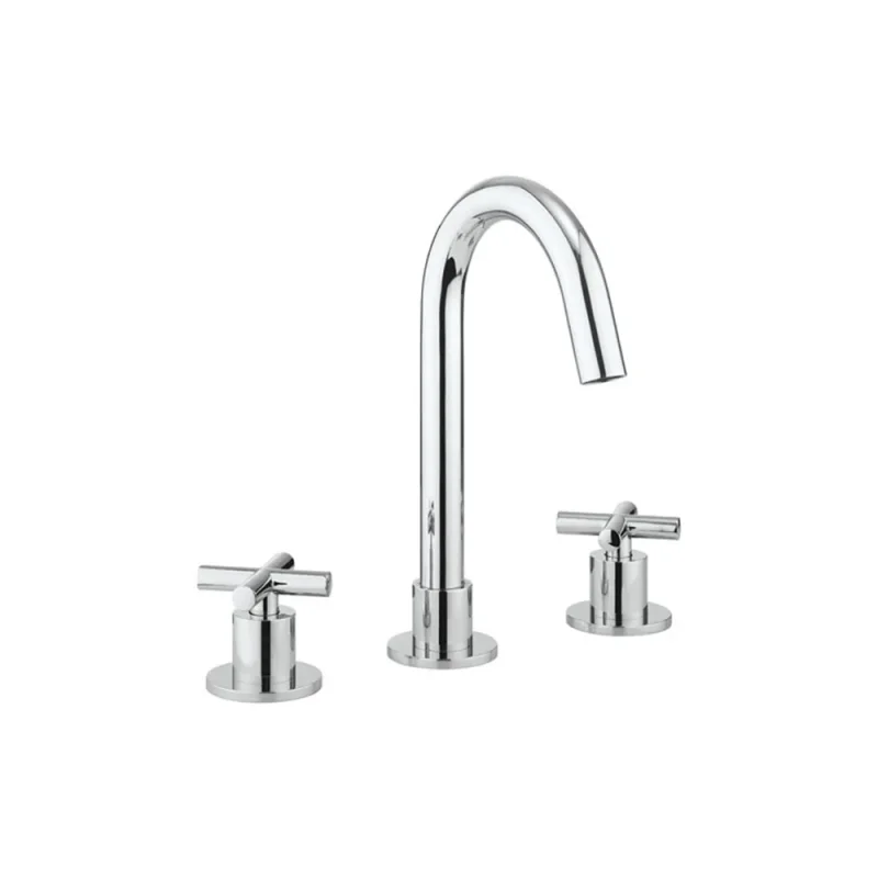 Crosswater MPRO Crosshead Basin Set Single Plate Chrome product image - Image 3