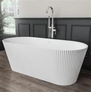 Eastbrook Sandford 1500 Freestanding Bath Inc Waste White product image - Image 1