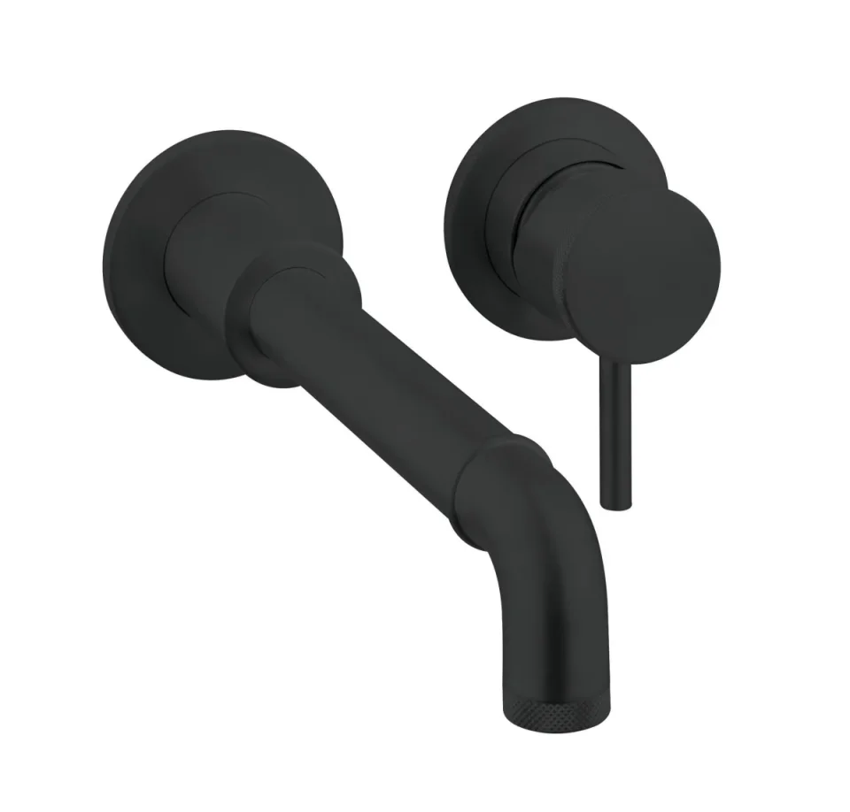 Crosswater MPRO Industrial 2 Hole Basin Set Carbon Black product image - Image 4