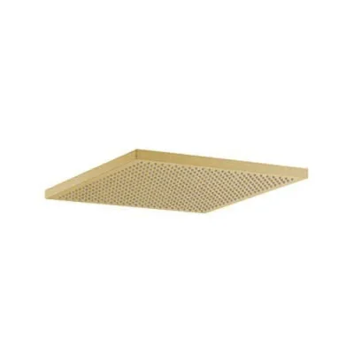 Crosswater Tranquil Shower Head 300mm Brushed Brass detail view - Image 3