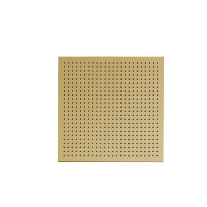 Crosswater Tranquil Shower Head 300mm Brushed Brass detail view - Image 4