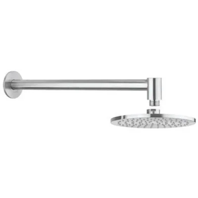 Crosswater 3ONE6 Shower Arm 350mm Stainless detail view - Image 2