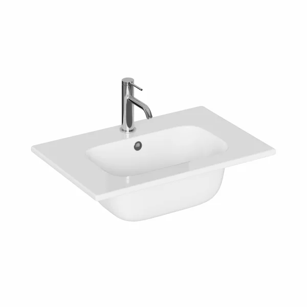 Britton Hackney Basin 600mm 1th White