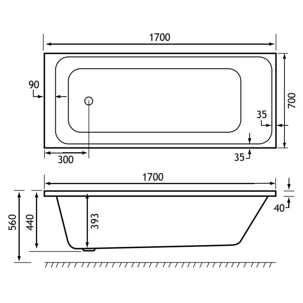 Eastbrook Malin Se 1700x700 (440) 5mm White