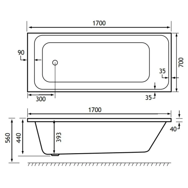 Eastbrook Malin Se 1700x700 (440) 5mm White