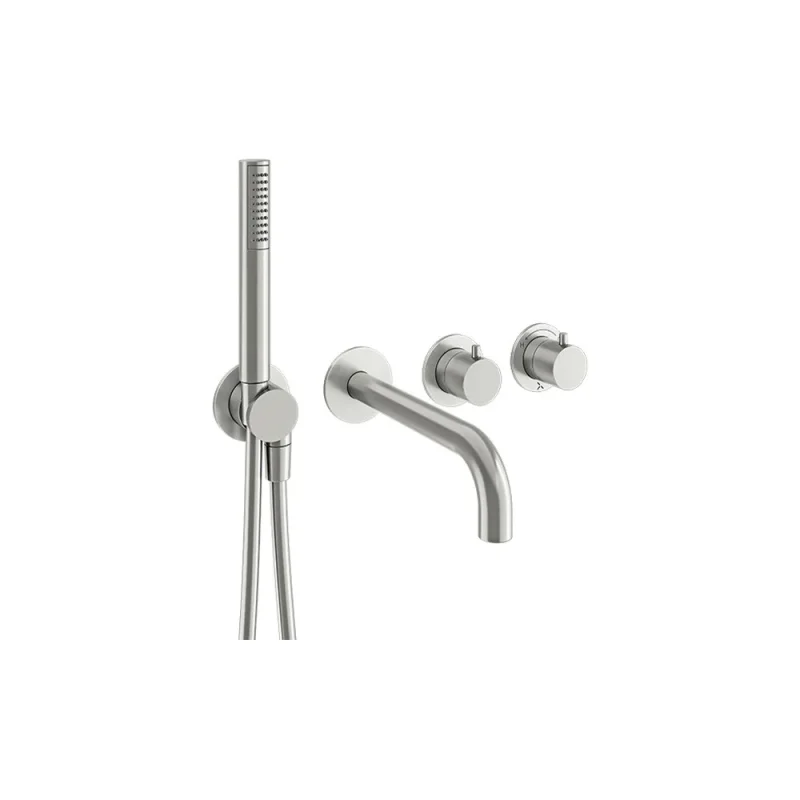 Crosswater Module Mpro 2 Control Trimset With Bath Spout & Handshower Brushed Nickel product image - Image 3