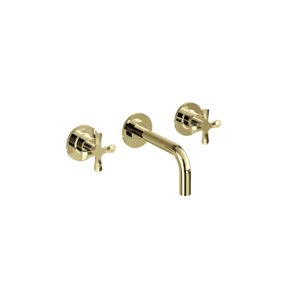 Burlington Riviera 3 Hole Wm Basin Mixer Gold product image - Image 1