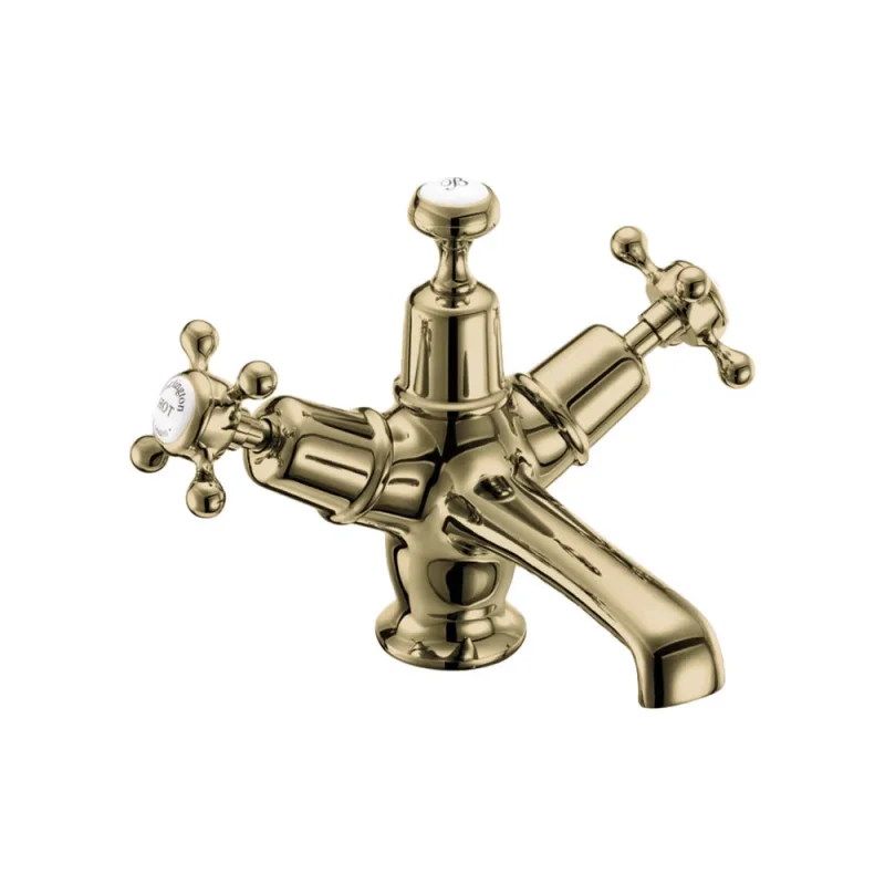 Burlington Claremont Qt Basin Mixer Cc Gold product image - Image 1