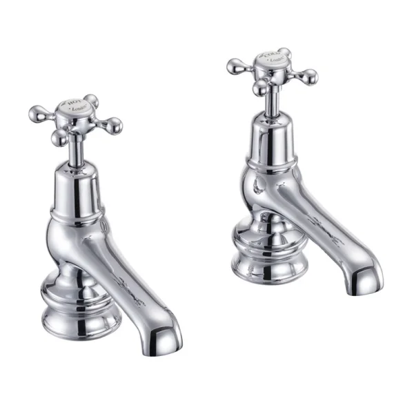 Burlington Qt Basin Taps 5 (no Heads) Chrome