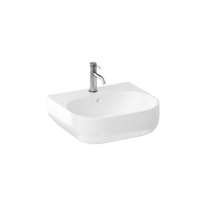 Britton Milan Washbasin 500mm 1 Tap Hole Gloss White