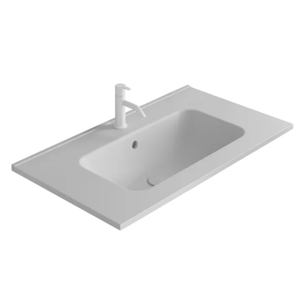 Frontline Royo Enzo Ceramic Basin 60 Gloss White