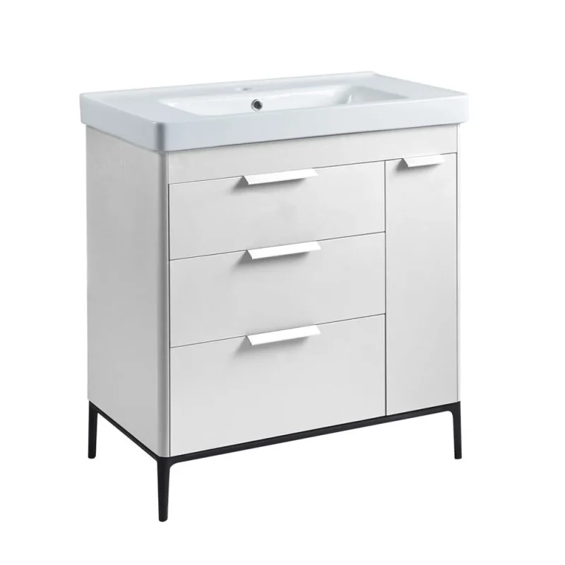 Roper Rhodes Fairmont 800mm Freestanding Unit - White product image - Image 1