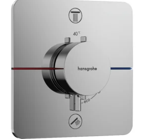 Hansgrohe Showerselect Comfort Q Thermostat For Concealed Installation For 2 Functions With Integrated Security Combination According To En1717 Chrome