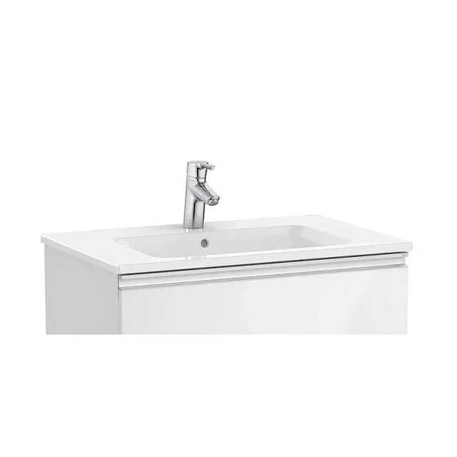 Roca The Gap Washbasin 700mm 1th White detail view - Image 2
