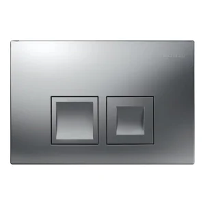 Geberit Delta35 Square Flush Plate For Dual Flush - Matt Chrome
