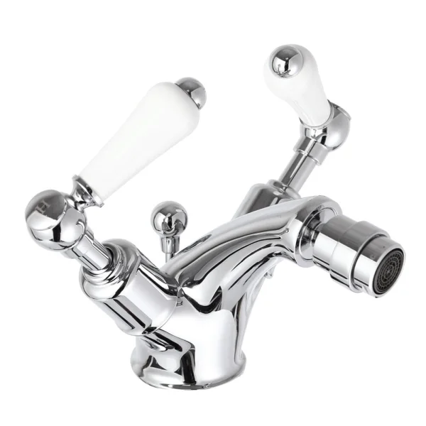 Just Taps Grosvenor Bidet Mixer With Pop Up Waste Chrome