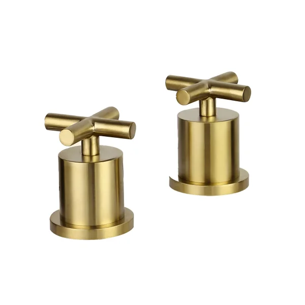 Just Taps Solex Panel Valves Brushed Brass