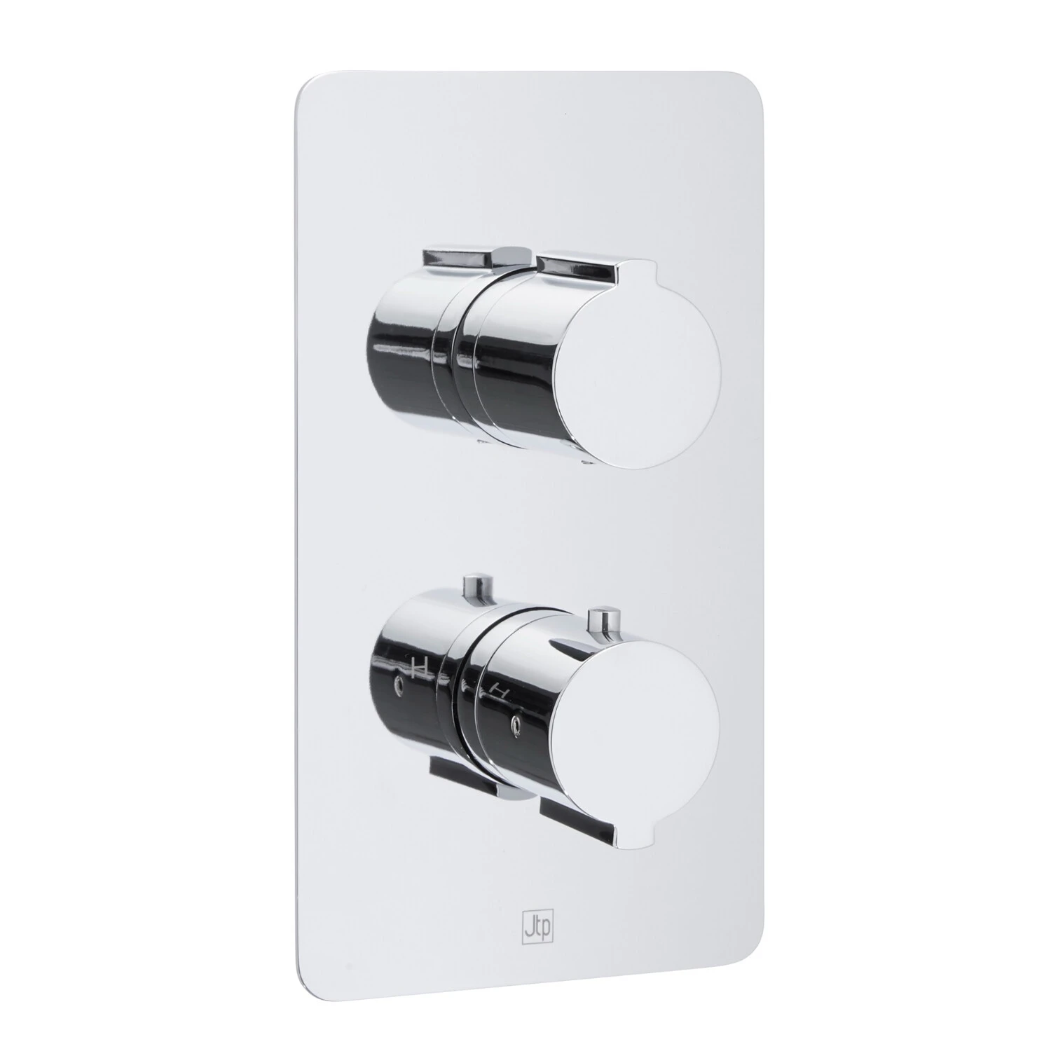 Just Taps Curve Thermostatic Shower Valve 2 Options Chrome
