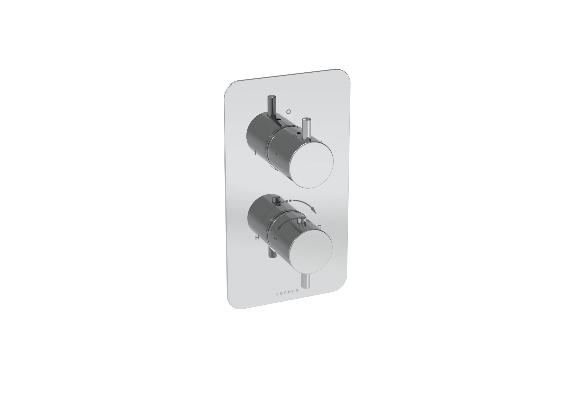 Saneux Cos Thermostatic Handle - Classic - Chrome