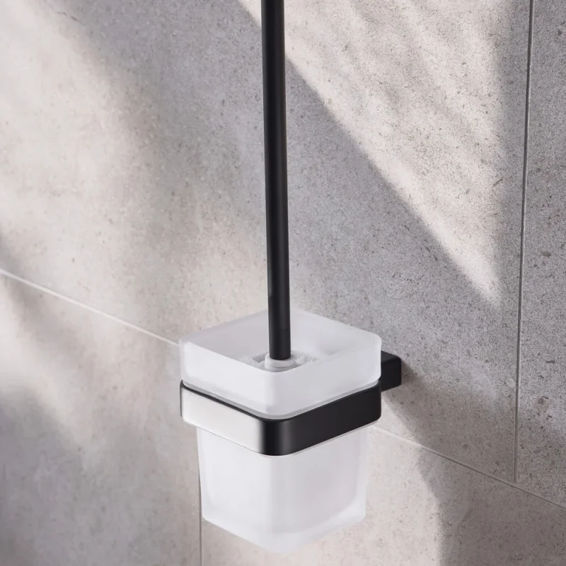Hib Atto (black) Free Standing Toilet Brush And Holder product image - Image 1