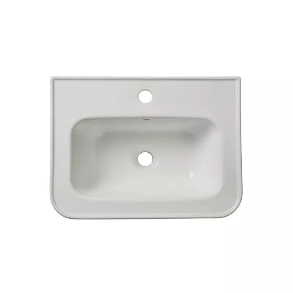 Roper Rhodes 600mm Halcyon Ceramic Basin 1 Tap Hole White