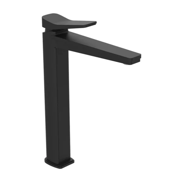 Just Taps Hix Tall Single Lever Basin Mixer Matt Black
