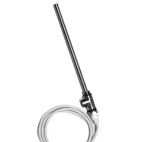Just Taps Heating Element 600w With T Piece Brushed Black detail view - Image 2