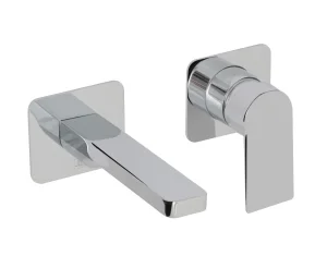Just Taps Form Wall Mounted Basin Mixer