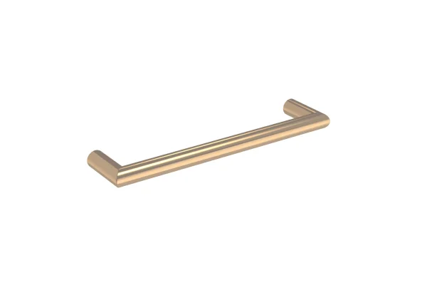 Saneux Ember 600mm Round Electric Towel Rail - 12v - Brushed Bronze - Size Tolerance Between 595 - 600mm