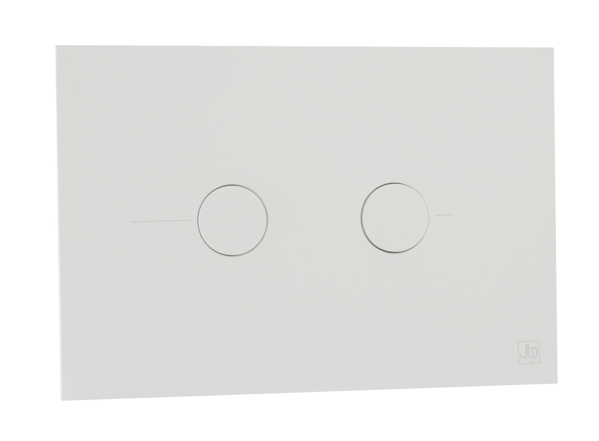 Just Taps Flush Plate Matt White