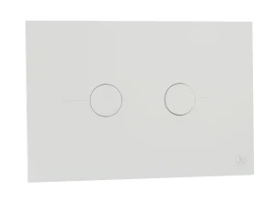Just Taps Flush Plate Matt White