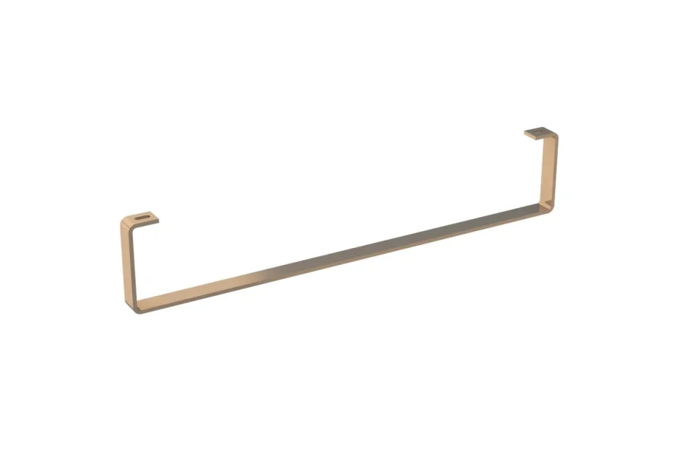 Saneux Matteo Slim 50cm Towel Rail (for 39001) - Brushed Bronze product image - Image 1