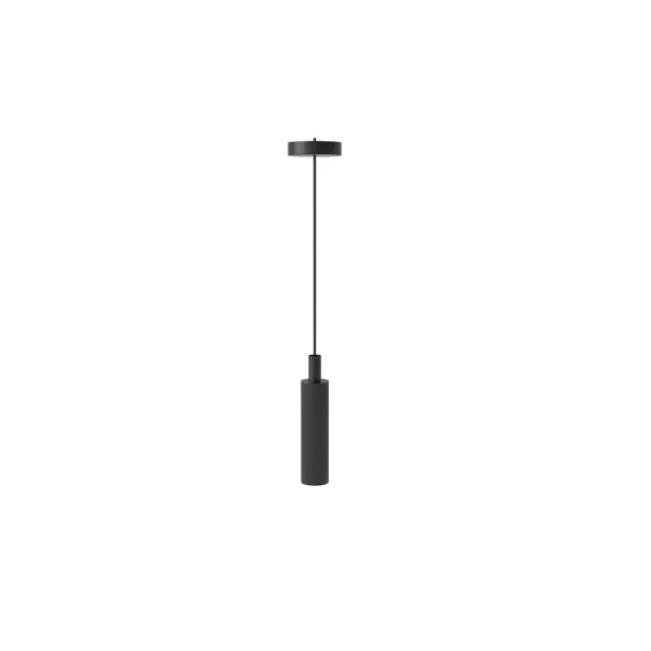 Roper Rhodes Fluted Pendant Black Gu10
