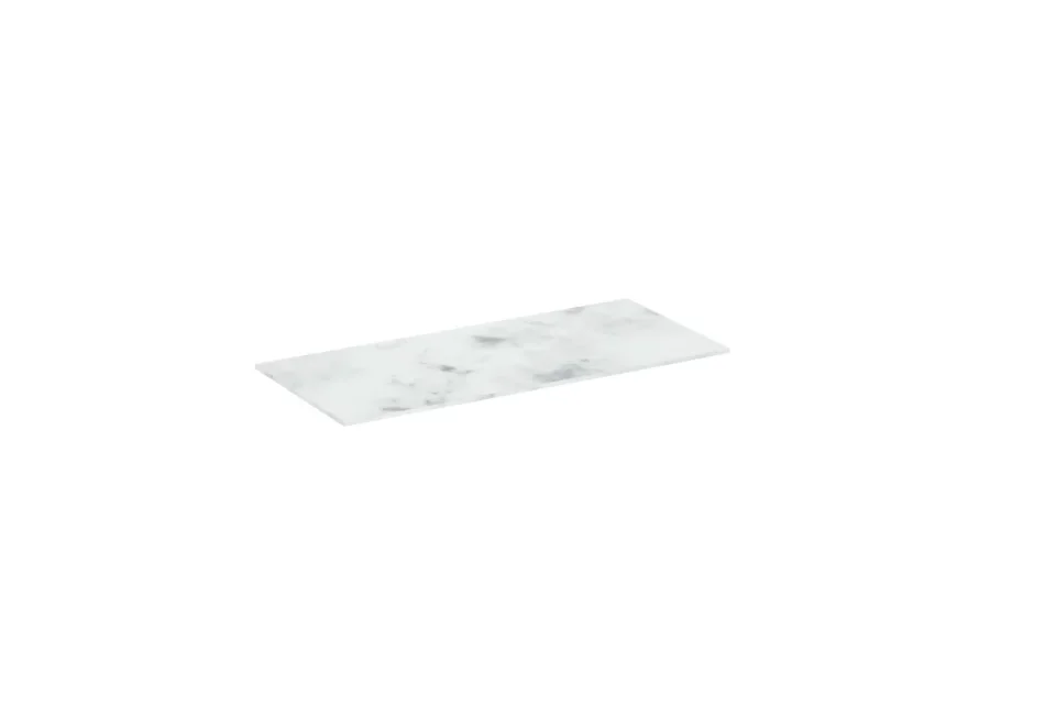 Saneux Uni 140cm Countertop - Matte Carrara White - 12mm product image - Image 1