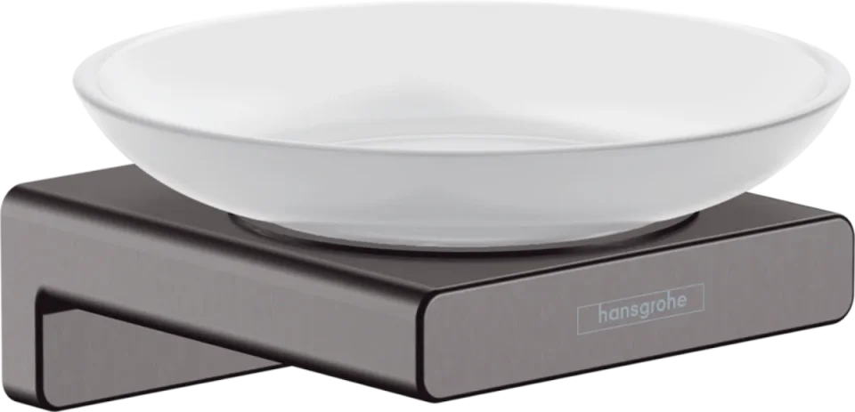 Hansgrohe Addstoris Q Soap Dish Brushed Black Chrome product image - Image 1