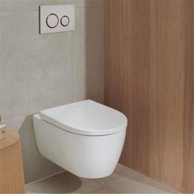 Geberit Icon Wall Hung Pan & Soft Close Seat (rimfree)