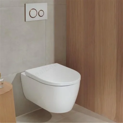 Geberit Icon Wall Hung Pan & Soft Close Seat (rimfree) product image - Image 1