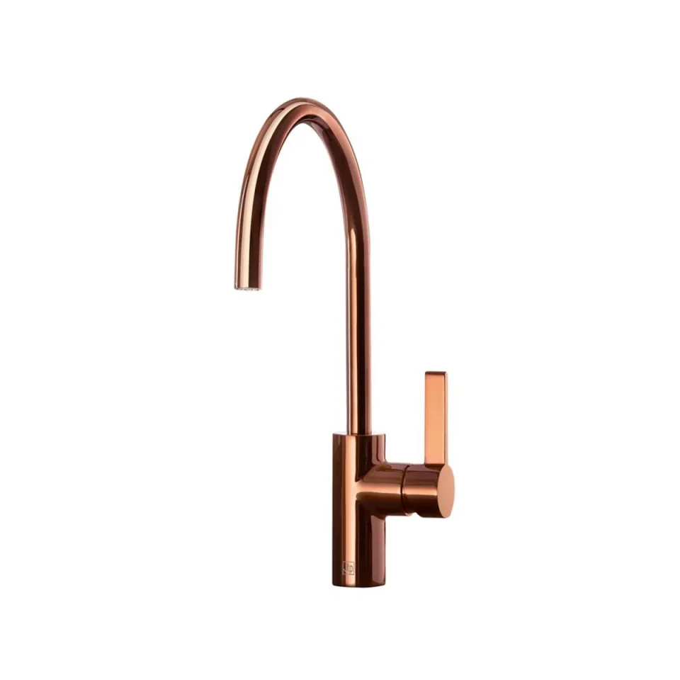Just Taps Rose Gold Single Lever Sink Mixer product image - Image 1