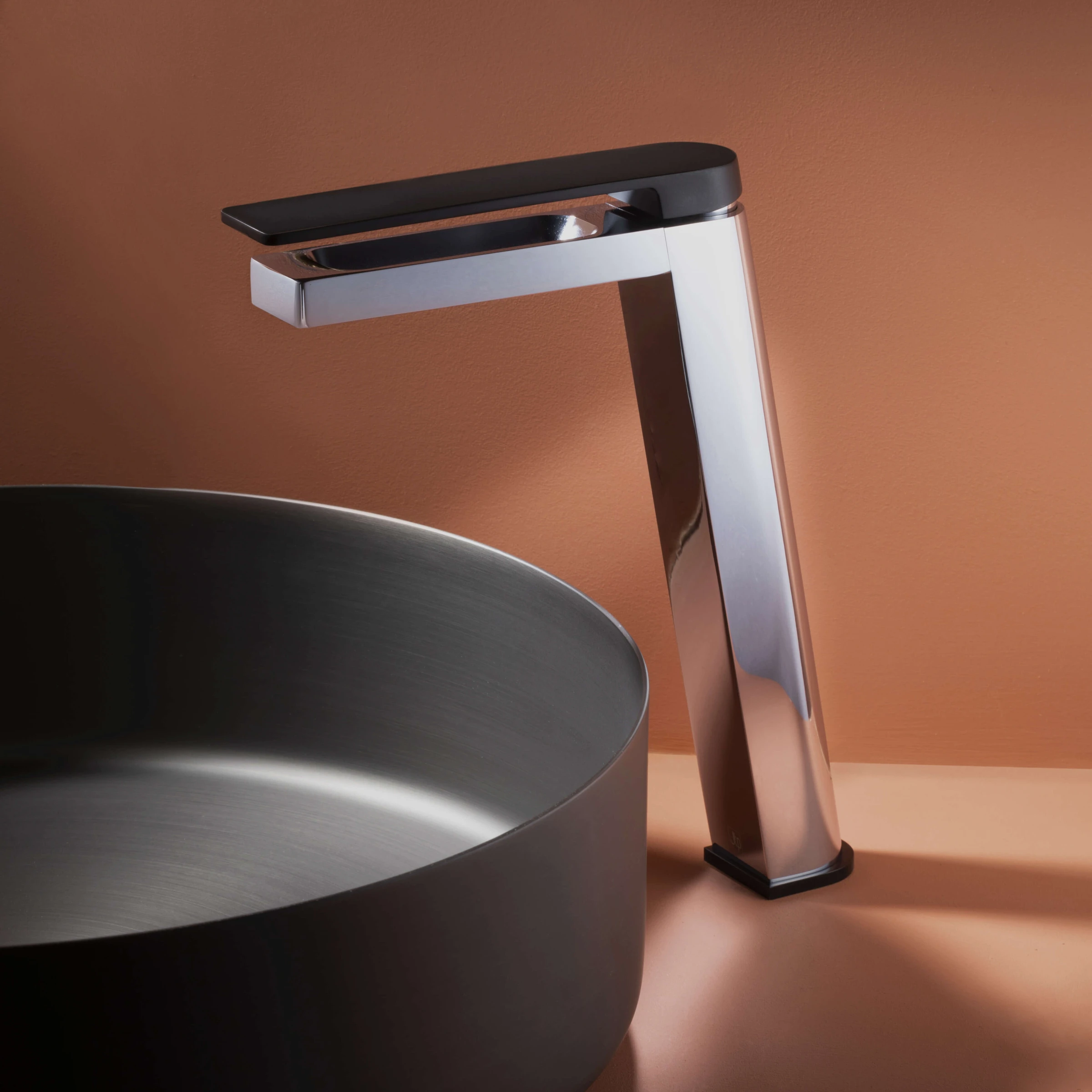 Just Taps Axel Tall Single Lever Basin Mixer Chrome