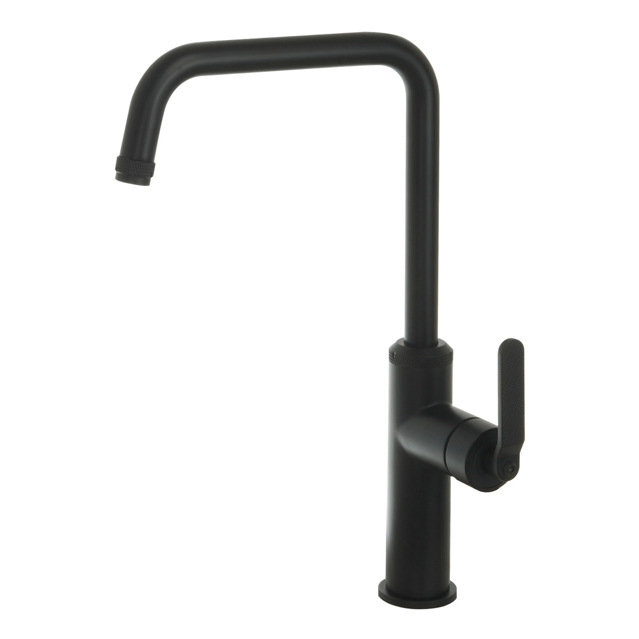 Just Taps Decor Matt Black Single Lever Sink Mixer