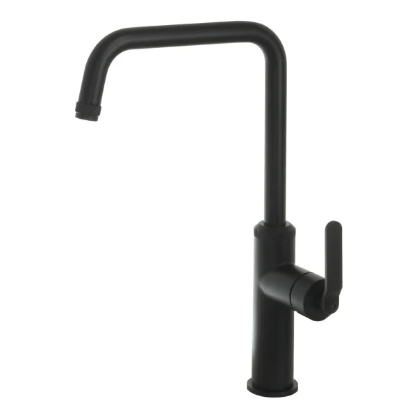 Just Taps Decor Matt Black Single Lever Sink Mixer