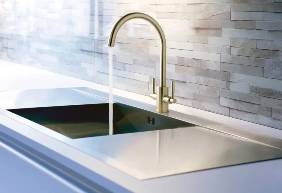 Just Taps Blink Sink Mixer Swivel Spout Chrome detail view - Image 2
