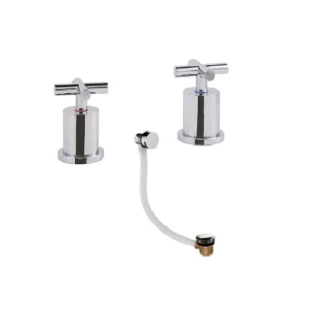 Just Taps Solex Concealed Valves With Silm Click Clack Exofil Chrome