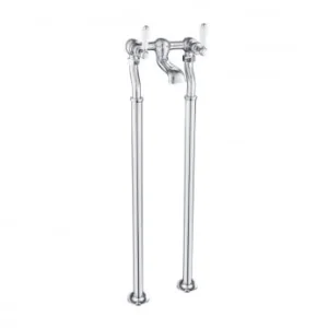 Just Taps Grosvenor Lever Freestanding Bath Filler Chrome