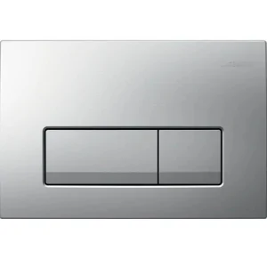 Geberit Delta50 Square Flush Plate For Dual Flush - Matt Chrome
