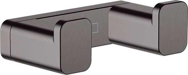 Hansgrohe Addstoris Q Towel Hook Double Brushed Black Chrome