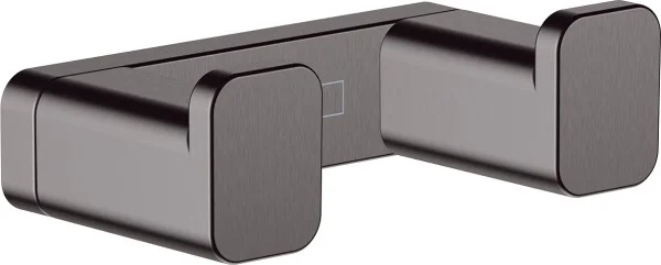 Hansgrohe Addstoris Q Towel Hook Double Brushed Black Chrome