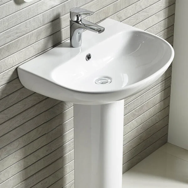 Roper Rhodes 550mm Orbit Thin Edge Basin 1 Tap Hole White